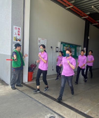 避難防災演練